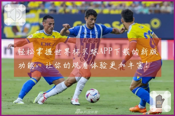 轻松掌握世界杯买球APP下载的新版功能，让你的观看体验更加丰富！