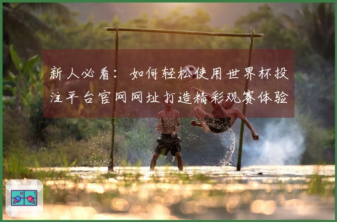 新人必看：如何轻松使用世界杯投注平台官网网址打造精彩观赛体验